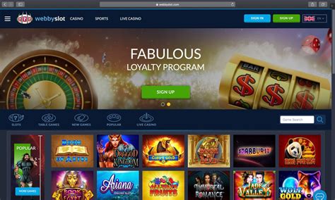 webby slot casino review